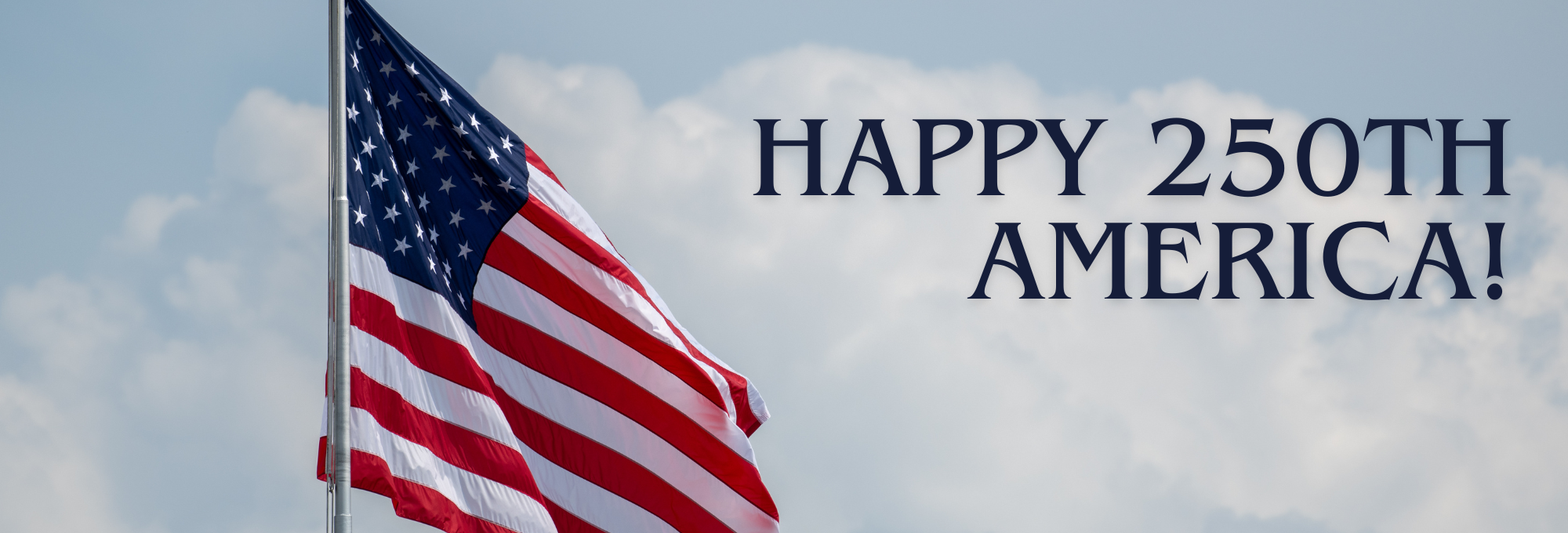 Happy 350th America Banner