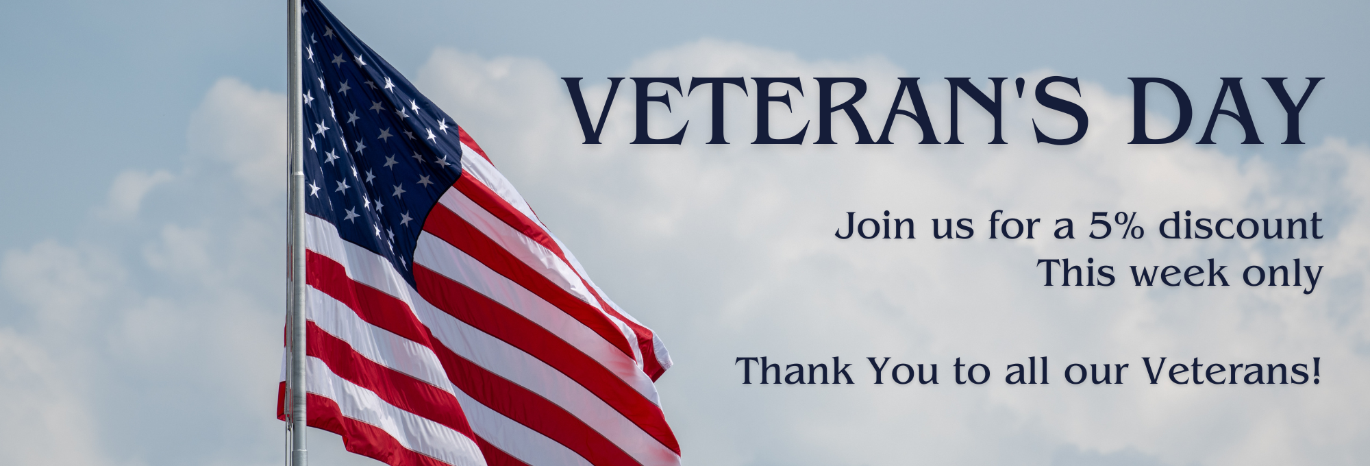 Veteran's Day Banner